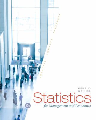 Statistics for Management and Economics Keller Gerald 