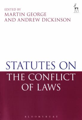 Statutes on the Conflict of Laws George 