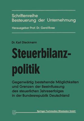 Steuerbilanzpolitik DIECKMANN KARL 