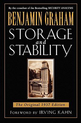 Storage and Stability Graham Benjamin 
