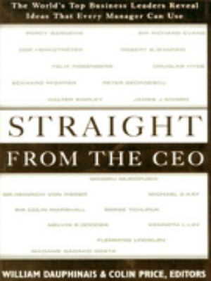 Straight from the CEO William Dauphinais 