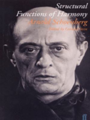 Structural Functions of Harmony Schoenberg Arnold 