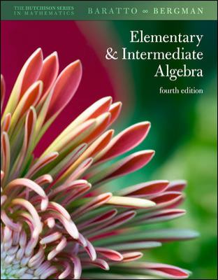 Student Solutions Manual Elementary Intermediate Algebra 