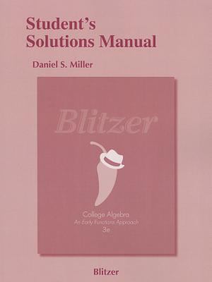 Student Solutions Manual for College Algebra 
