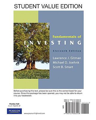 Student Value Edition for Fundamentals of Investing 