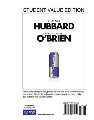 Student Value Edition for Macroeconomics 