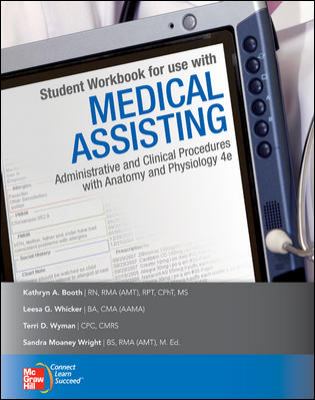Student Workbook for Medical Assisting 
