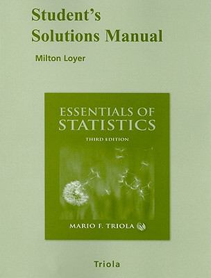 Student s Solutions Manual Essentials of Statistics 
