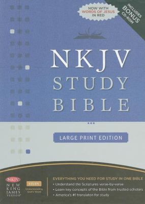 Study Bible NKJV Large Print Nelson Bibles 