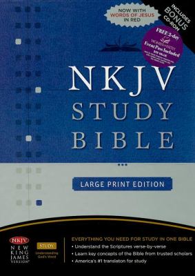 Study Bible NKJV Large Print With CDROM 