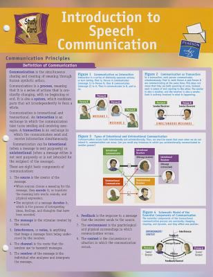 Study Card for Intro to Speech Comm 