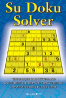 Su Doku Solver Oliver Pitt 