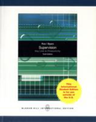 Supervision Rue Leslie W 