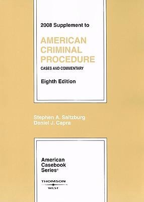 Supplement to American Criminal Procedure 