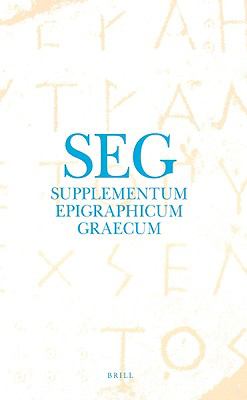 Supplementum Epigraphicum Graecum Volume 29 