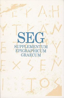 Supplementum Epigraphicum Graecum Volume 43 