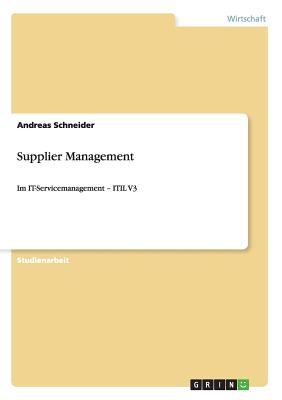 Supplier Management Andreas Schneider 