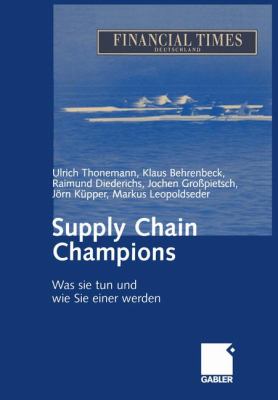 Supply Chain Champions Thonemann Ulrich 