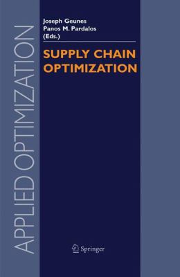 Supply Chain Optimization Geunes Joseph 