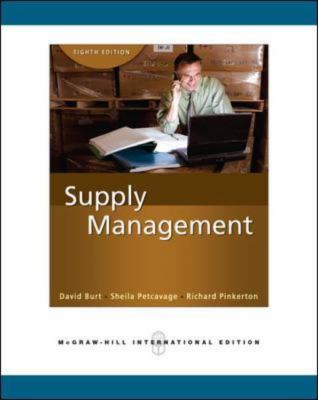 Supply Management Burt David N 