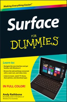 Surface for Dummies Rathbone Andy 