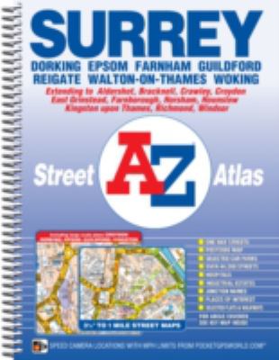 Surrey Street Atlas Geographers A Z Map 