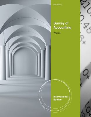 Survey of Accounting Warren Carl 