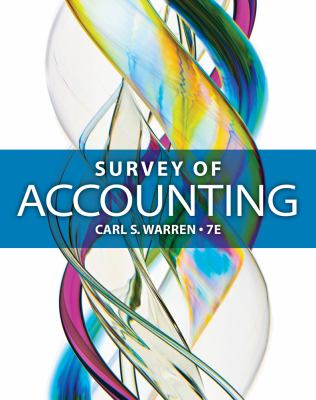 Survey of Accounting Warren Carl 