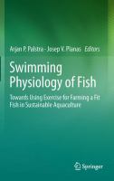 Swimming Physiology of Fish Palstra Arjan P 