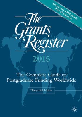 The Grants Register 2015 Palgrave Macmillan 