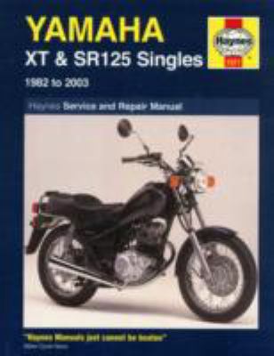 Yamaha XT and SR125 Singles Service and Repair Manual Churchill Jeremy 