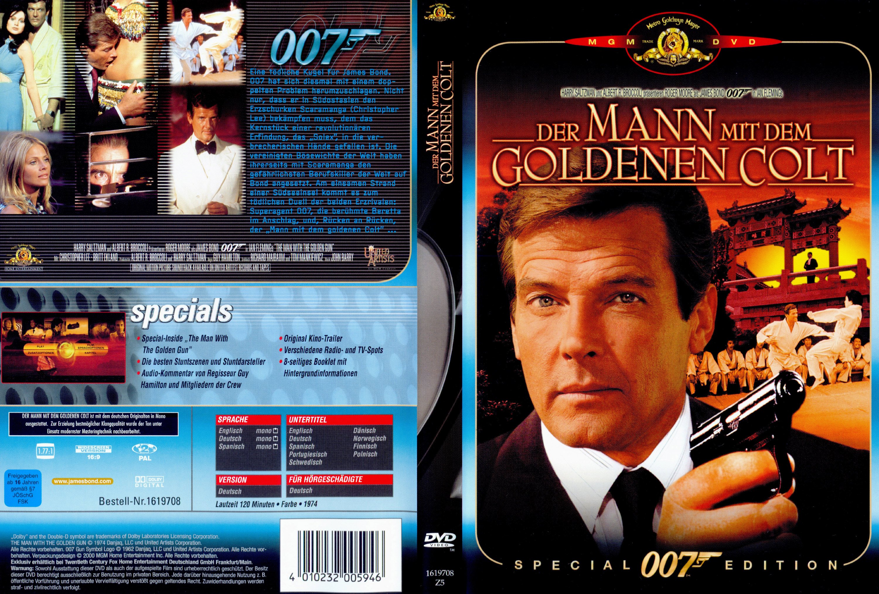 James Bond Der Mann Mit Dem Goldenen Colt Wiki 007 James Bond Der Mann mit dem goldenen Colt | DVD Covers | Cover