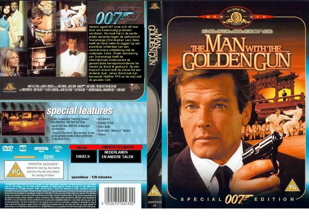007 The Man With The Golden Gun DVD NL | DVD Covers | Cover Century ...