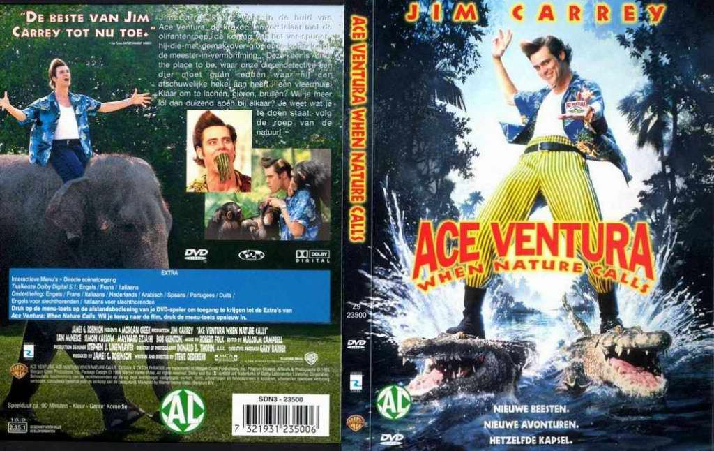 Ace Ventura When Nature Calls DVD NL DVD Covers | Cover | Over 1.000.000 Art covers for free