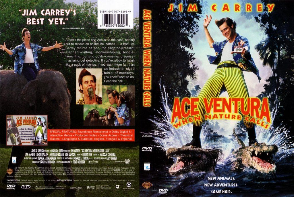 Ace Ventura Nature Calls | DVD Covers | Cover Century Over 500.000 Album Art covers for free