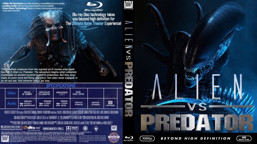 Alien Vs Predator 2004 Blu Ray Cover Dvd Covers Cover Century Over 500 000 Album Art Covers For Free