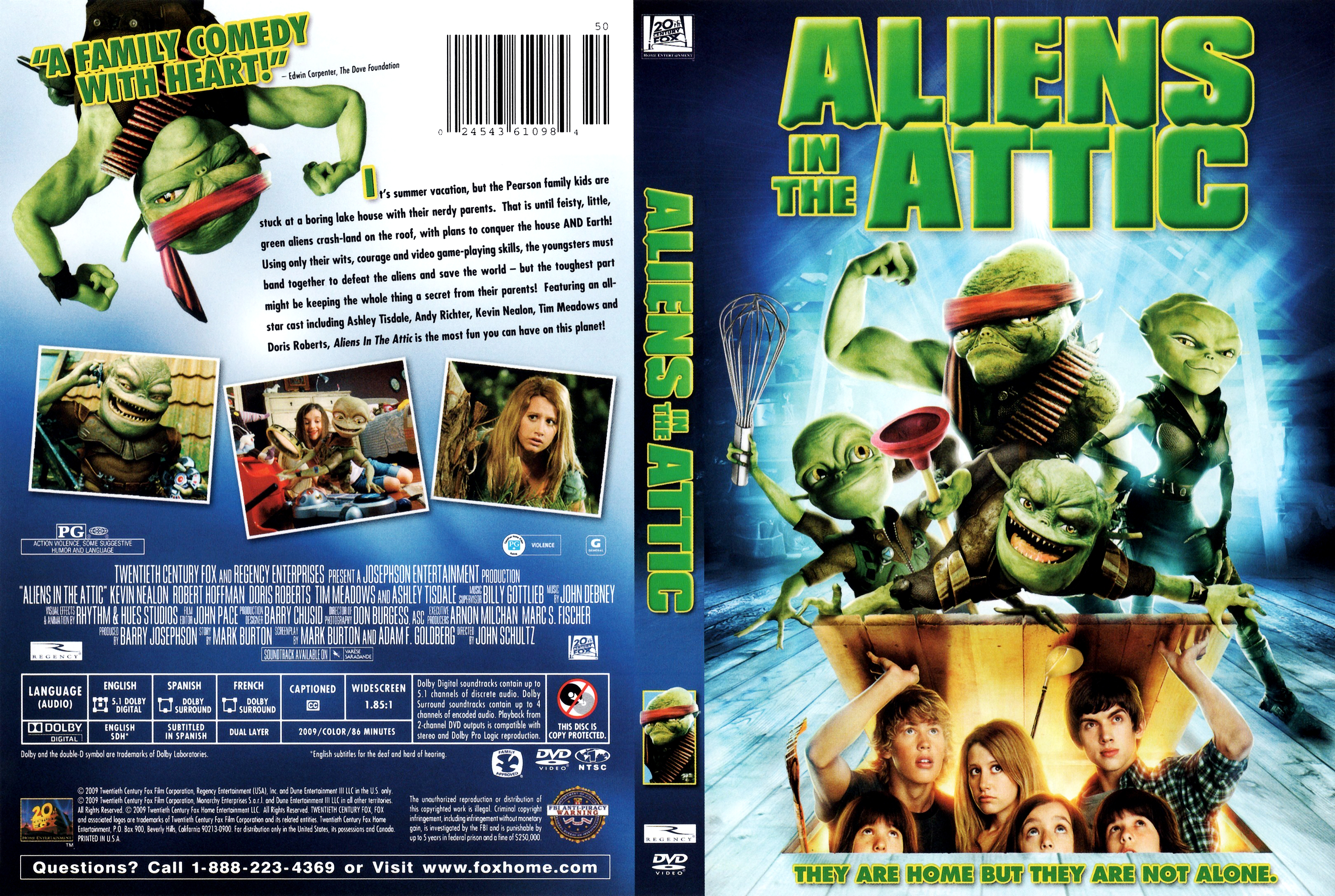 Amazon Com Aliens In The Attic Mac Me Robots Dvd Region 1 Us Import Ntsc Movies Tv