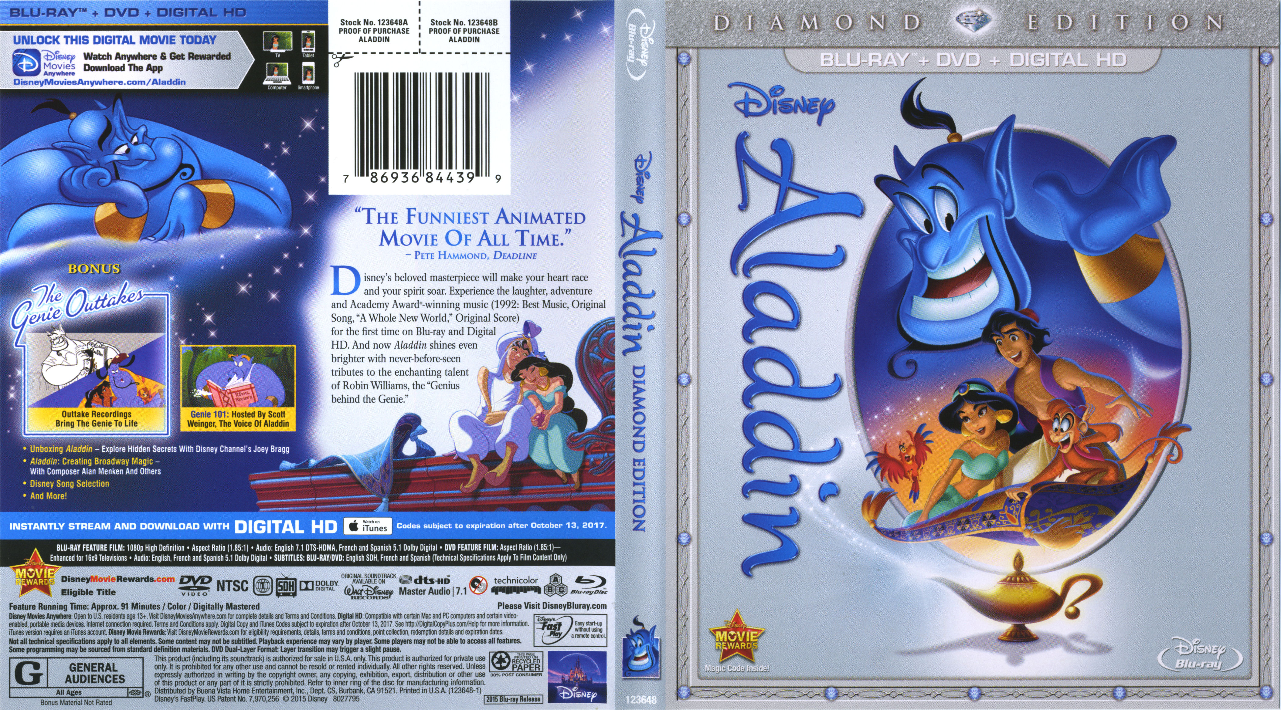 aladdin bd cover scan | DVD Covers | Cover Century | Over ...