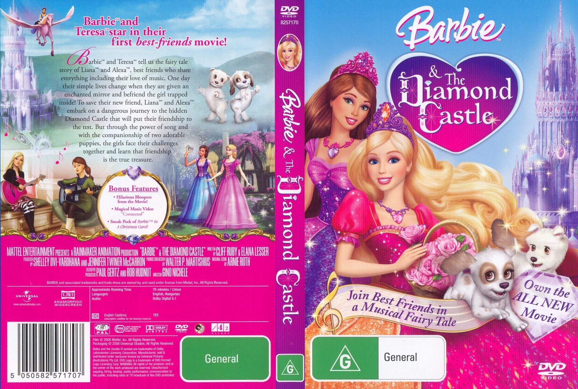 barbie and the diamond castle dvd