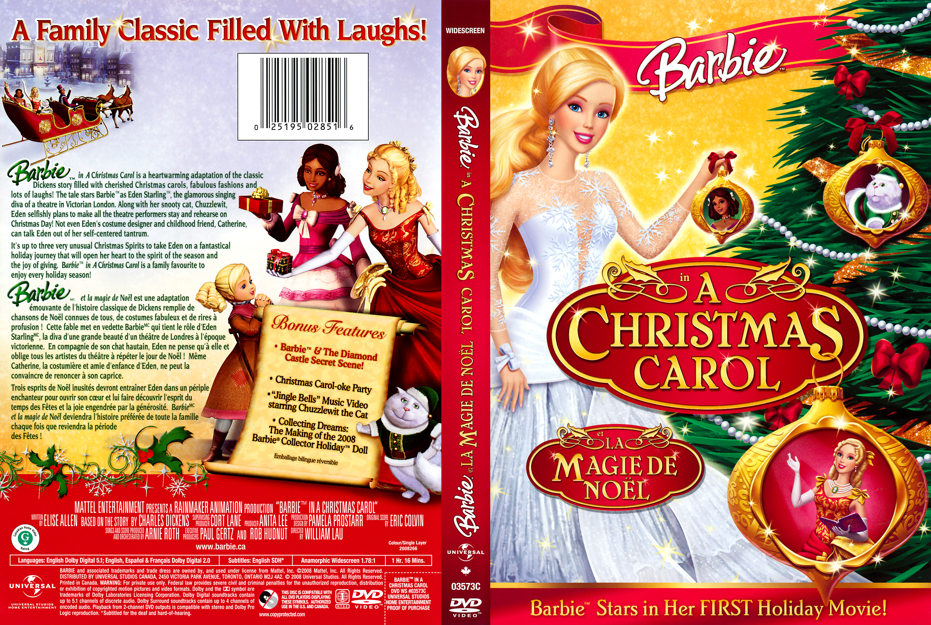 Barbie In A Christmas Carol | DVD Covers | Cover Century | Over 500.000 Album Art covers for free