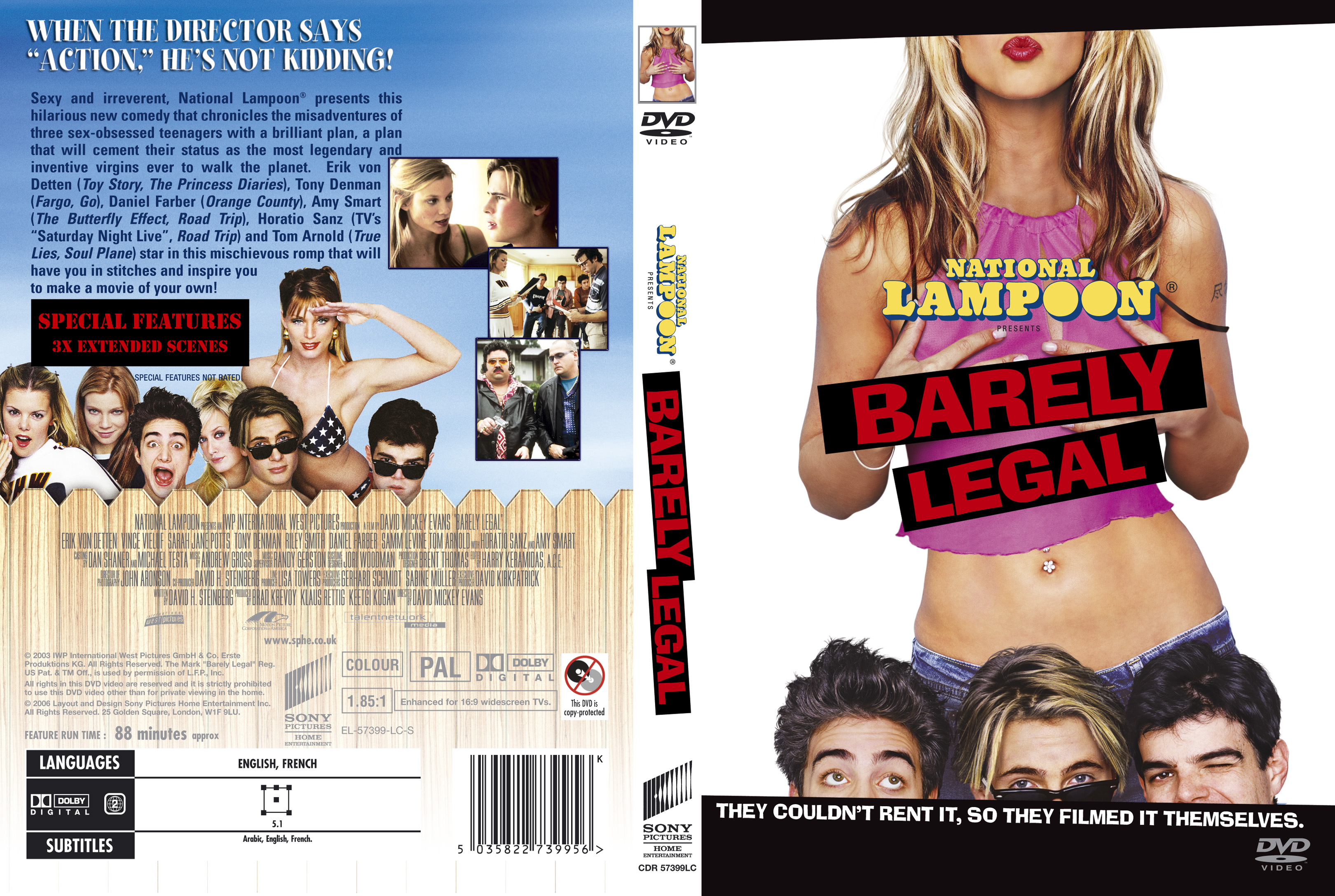 Barely legal dvd