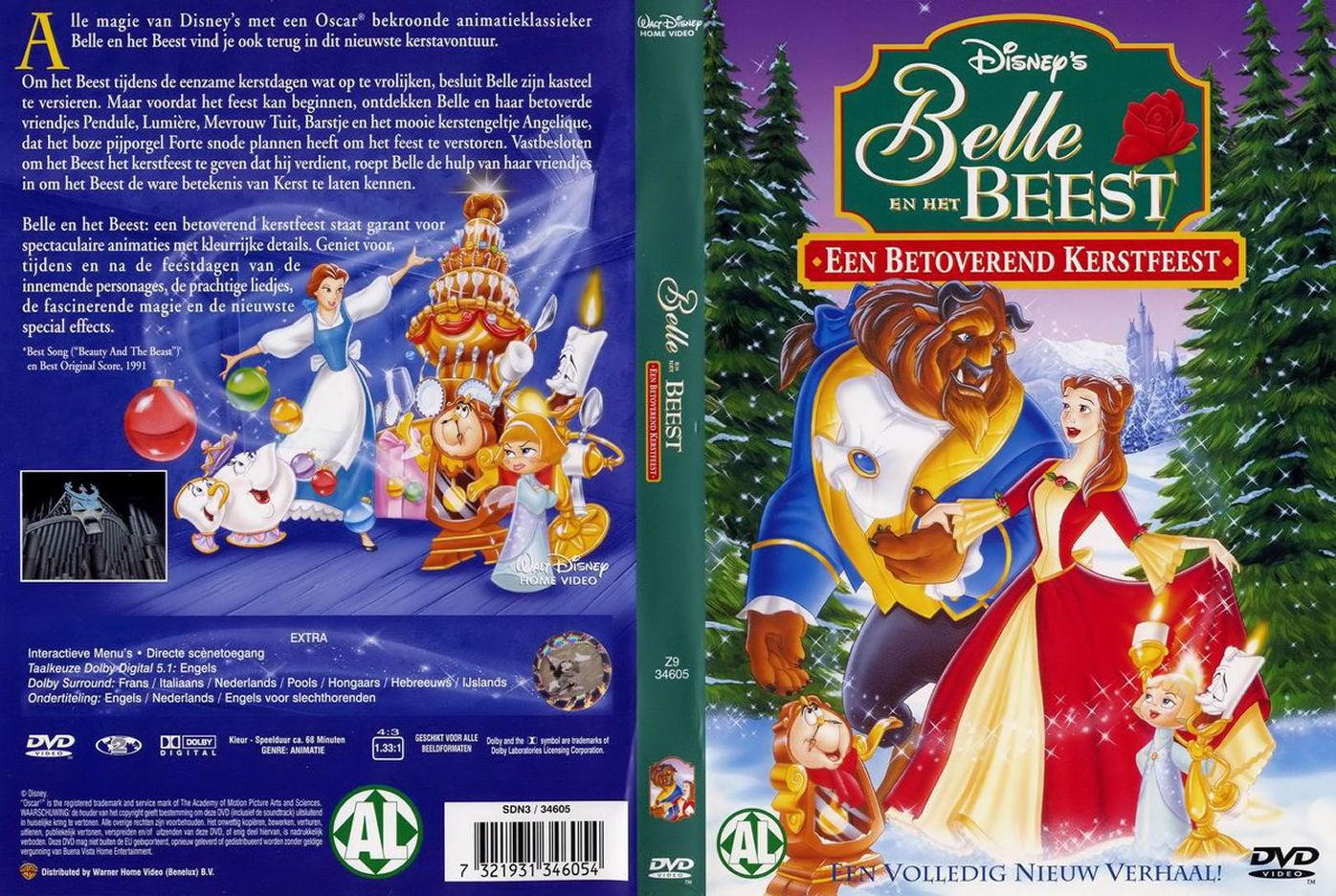 Belle En Het Beest Een Betoverend Kerstfeest DVD NL | DVD Covers