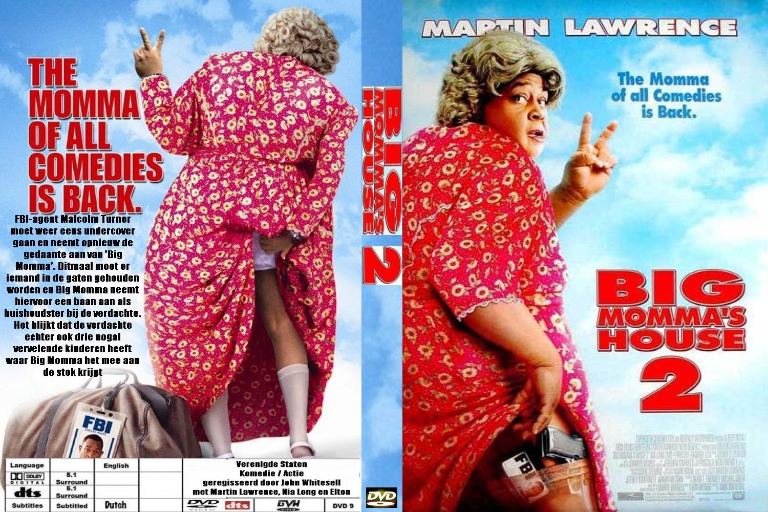 Big Mommas House 2 DVD NL CUSTOM DVD Covers Cover Century Over 1.000.000 Album Art covers for free