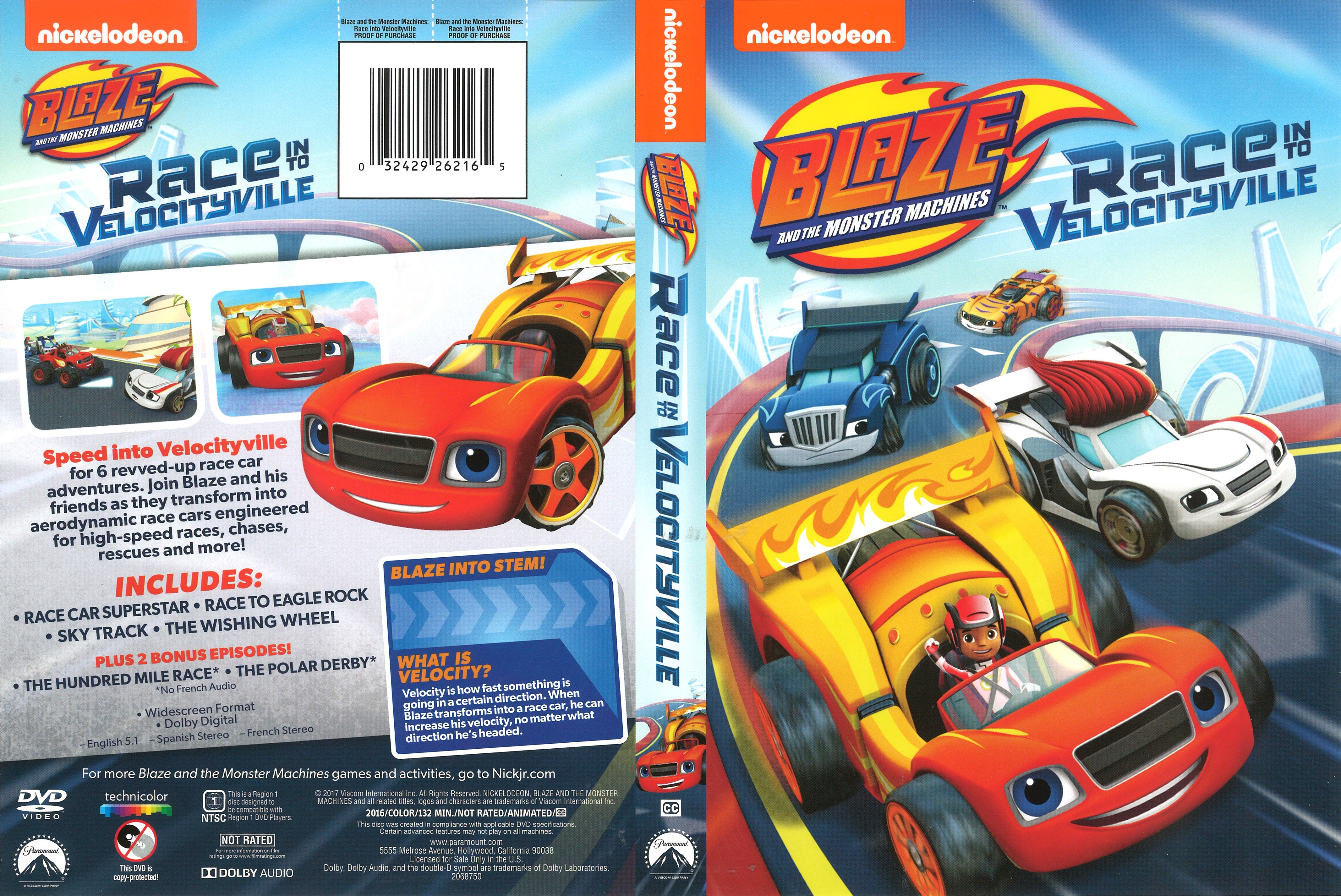 Blaze and the Monster Machines Race into Velocityville 2016 R1.