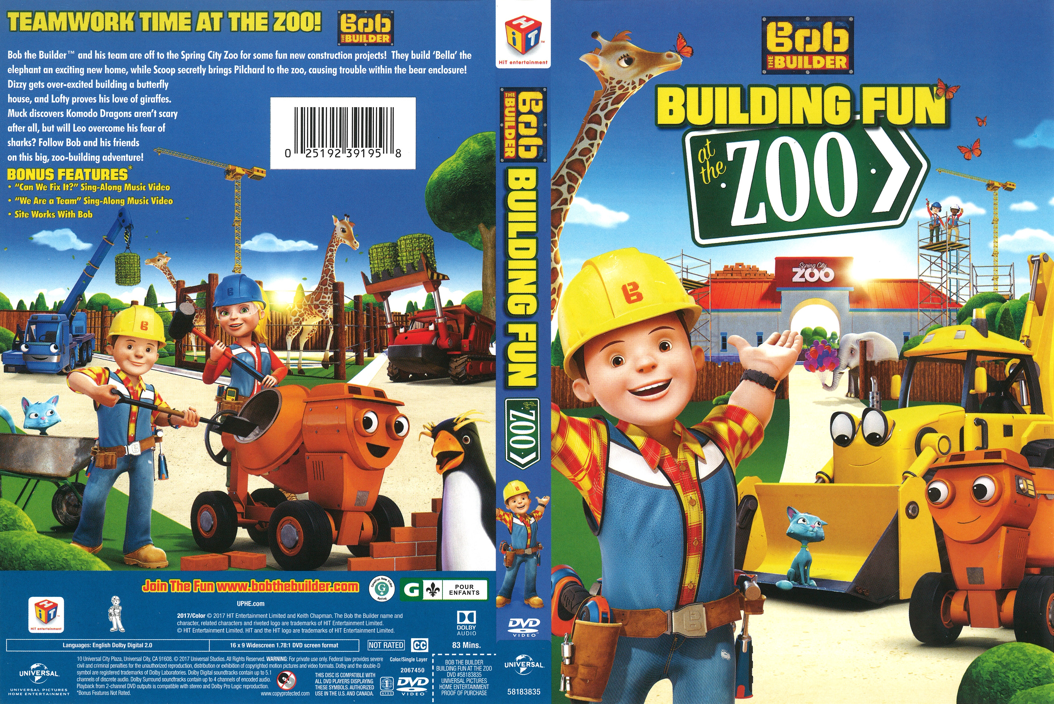 Bob the Builder Building Fun at the Zoo 2017 R1 Cover.jpg.