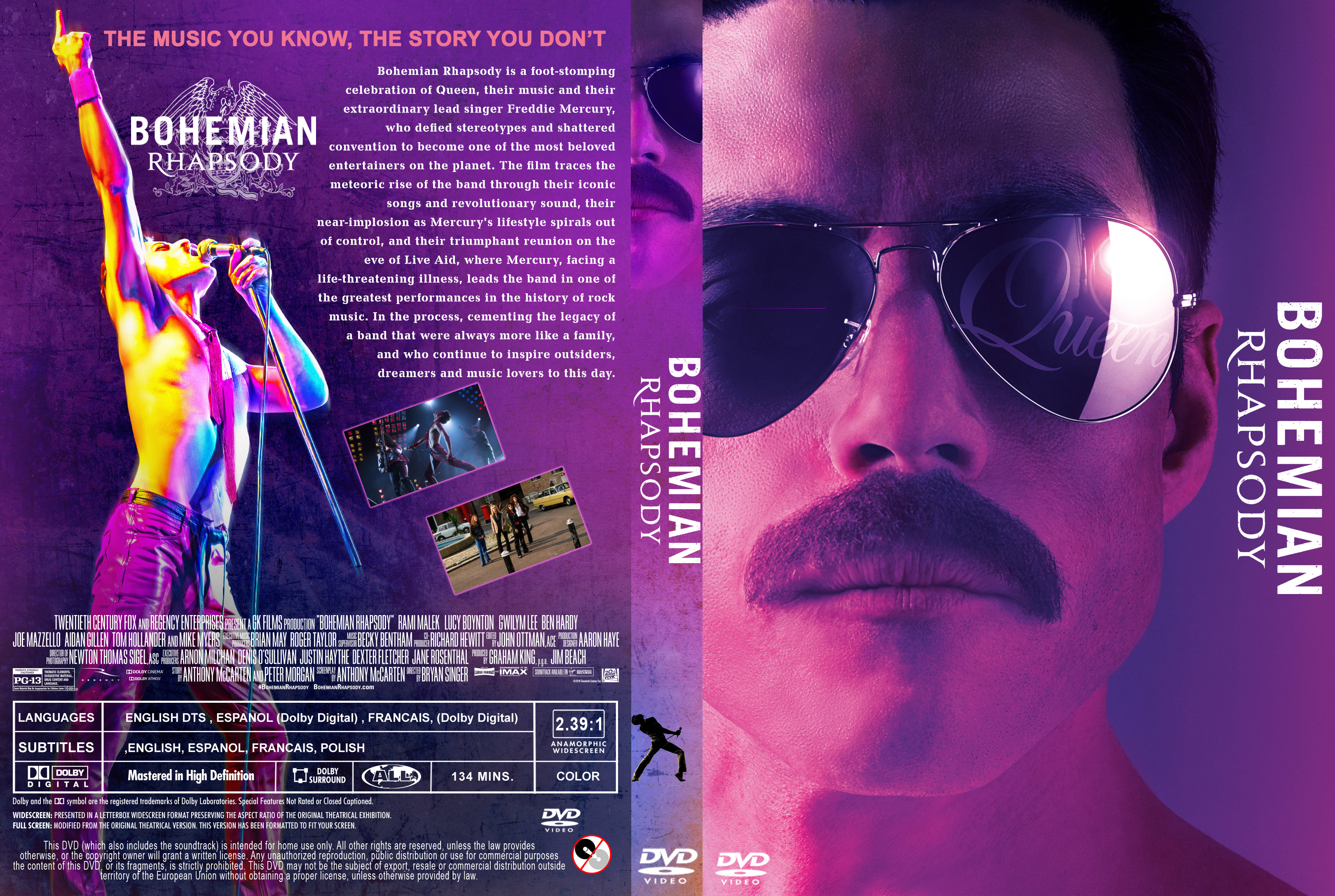 Dvd bohemian rhapsody 2018