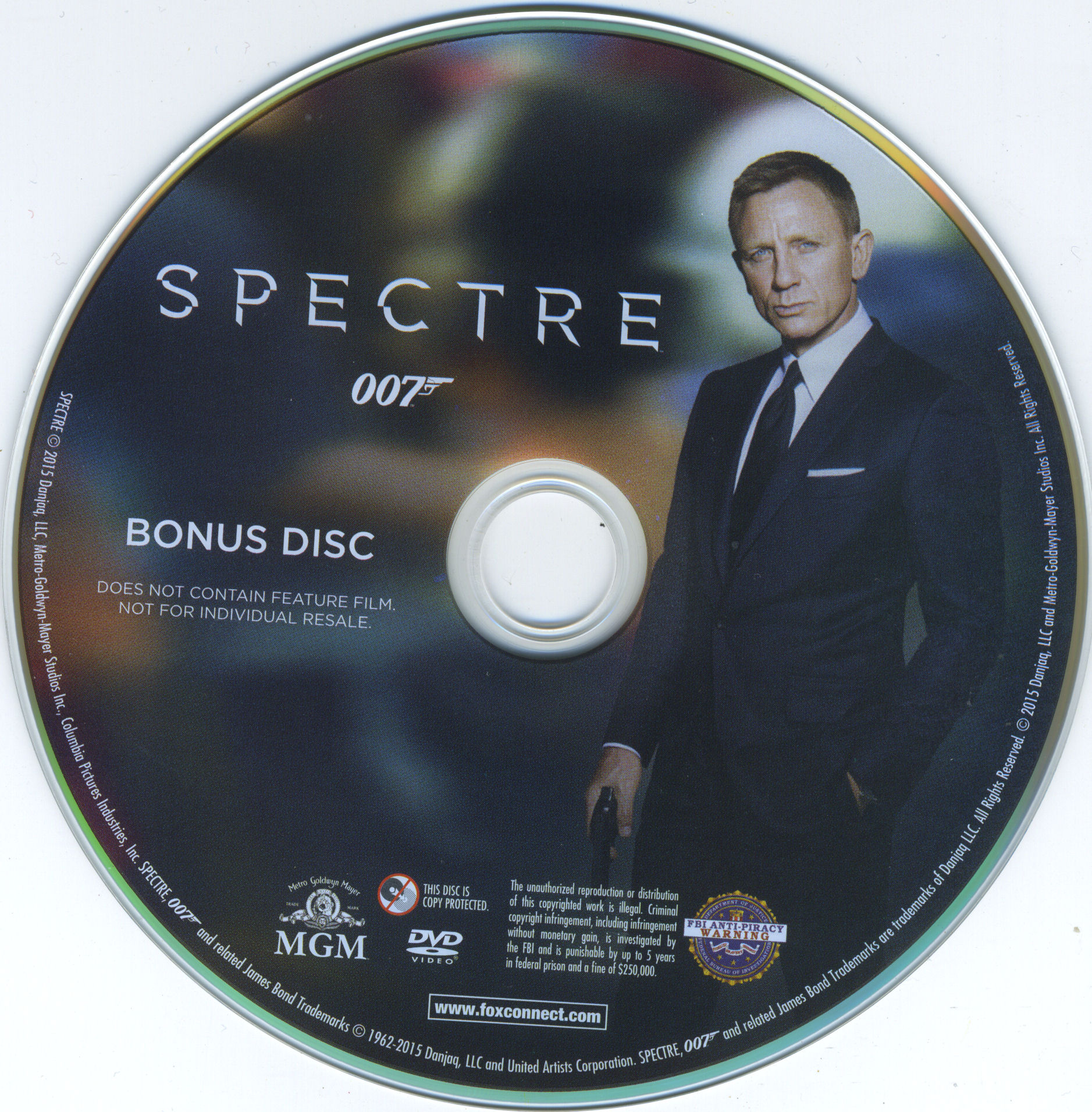 Bond Spectre Bonus DVD Disc scan | DVD Covers | Cover Century | Over 1. ...