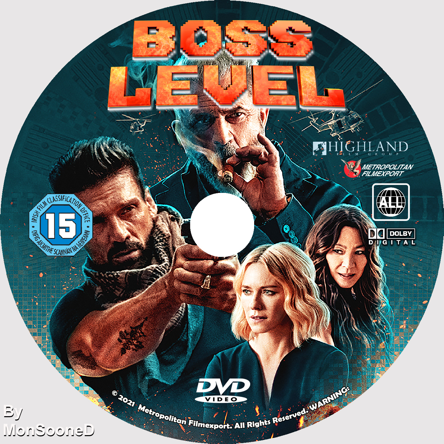 Boss Level 2021 Dvd Disc DVD Covers Cover Century Over 1.000.000