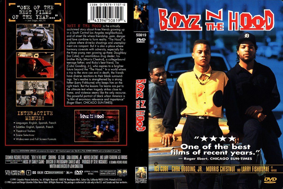 Boyz N The Hood DVD US.