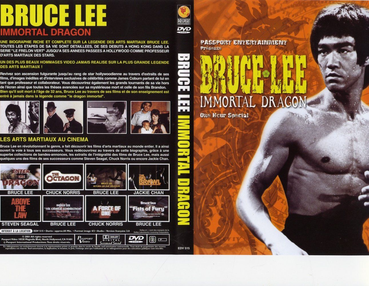 Bruce Lee Immortal Dragon Misc Dvd DVD Covers Cover Century Over 1.000.000 Album Art covers for free